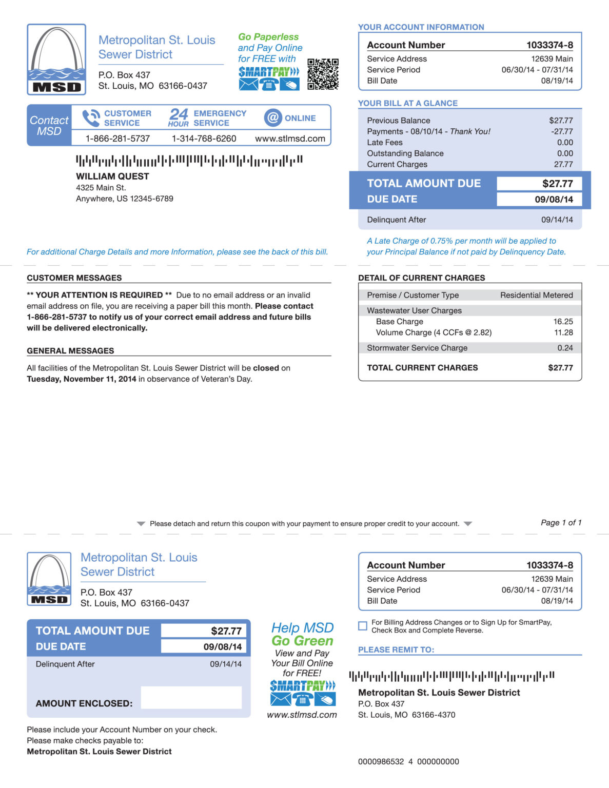 MSD Switches to Full Page Billing Statement Starting in September ...