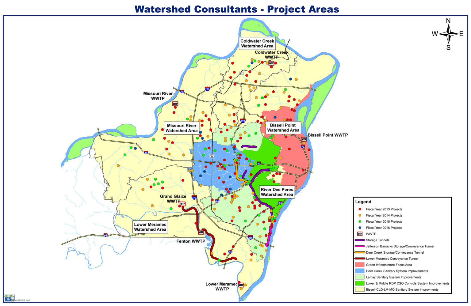 Watershed Map & Information Metropolitan St. Louis Sewer District