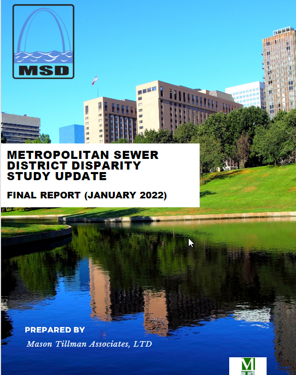 Msd Project Disparity Study Information - Metropolitan St. Louis Sewer District
